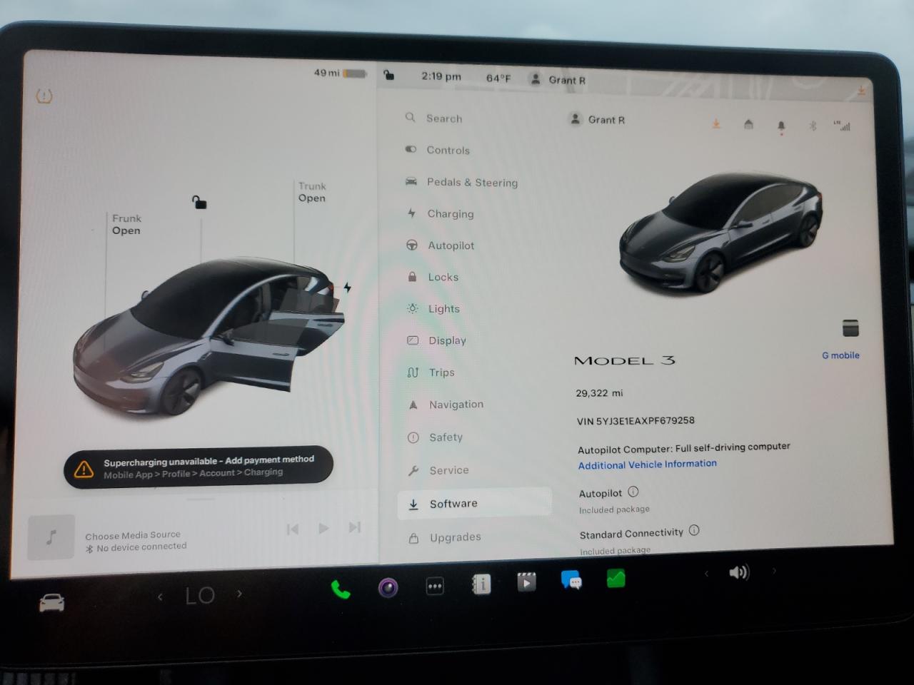 2023 TESLA MODEL 3  VIN:5YJ3E1EAXPF679258