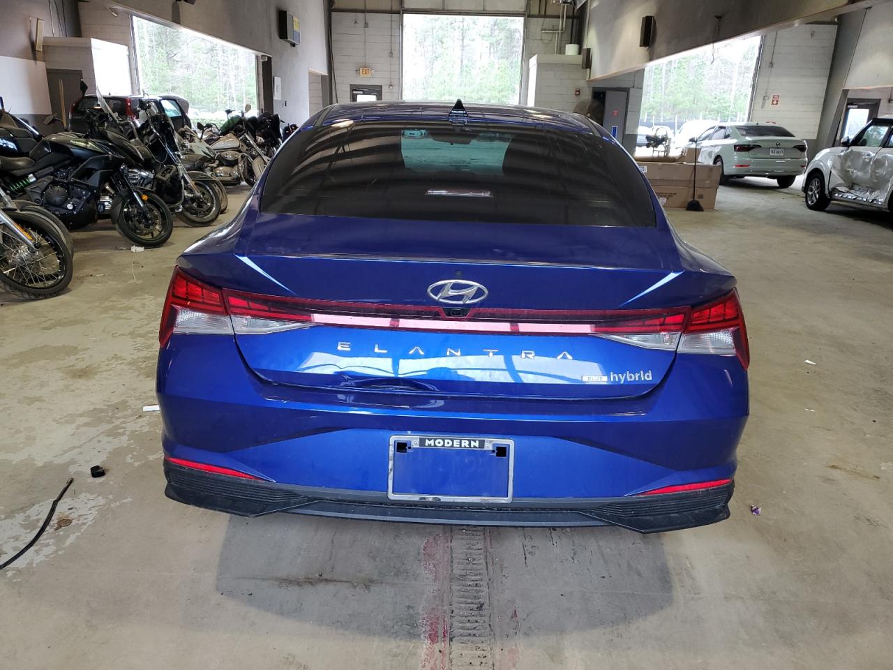2022 HYUNDAI ELANTRA BLUE VIN:KMHLM4AJ0NU013357