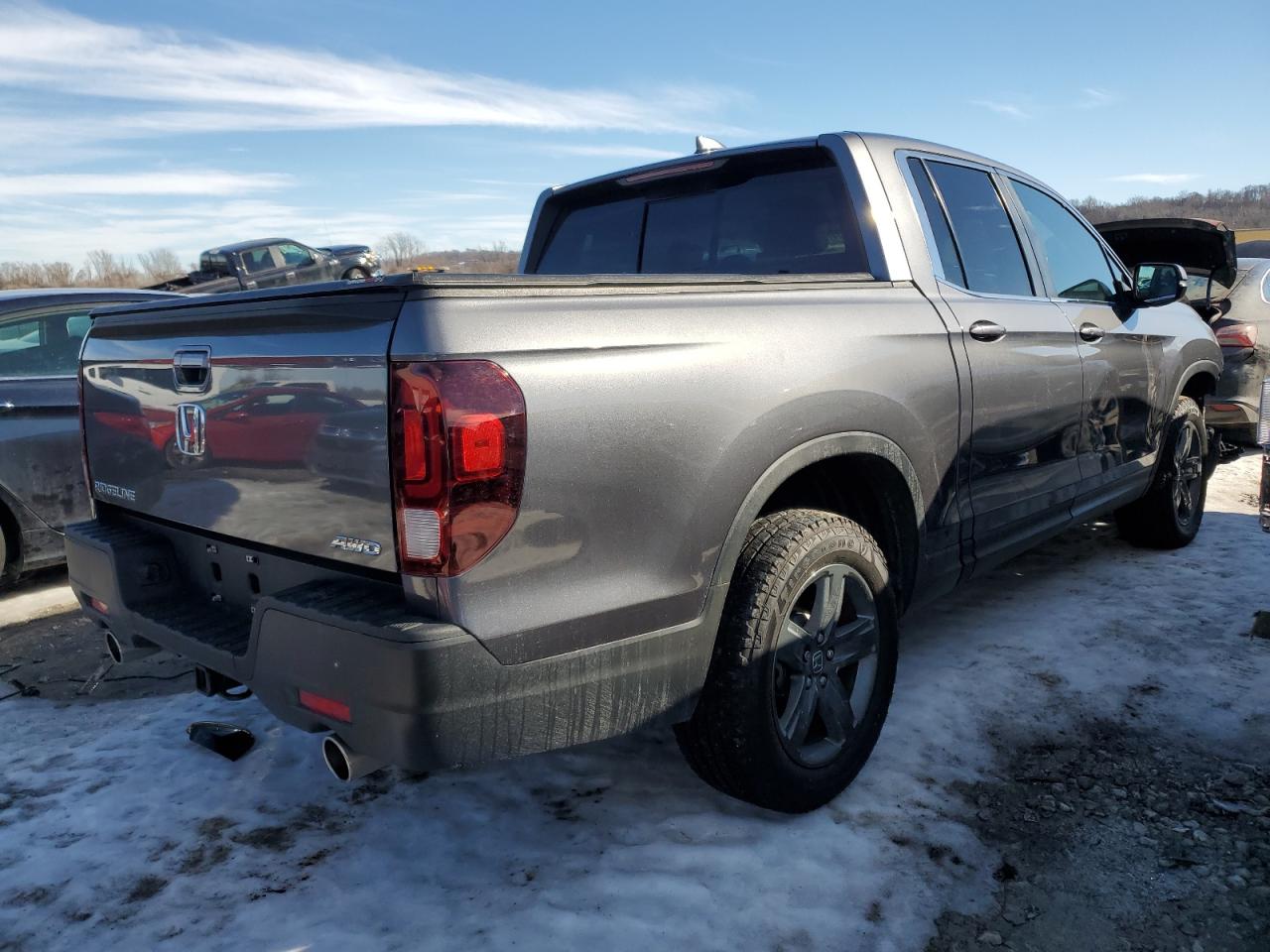2023 HONDA RIDGELINE RTL VIN:5FPYK3F53PB024023