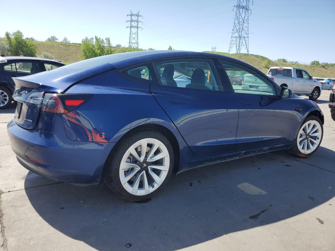 2022 TESLA MODEL 3  VIN:5YJ3E1EB8NF177788