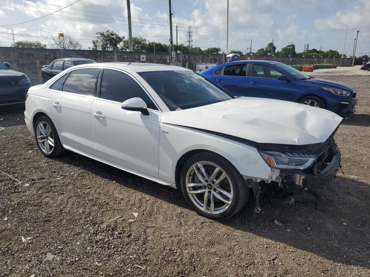 2022 AUDI A4 PREMIUM PLUS 45 VIN:WAUEAAF42NN013391