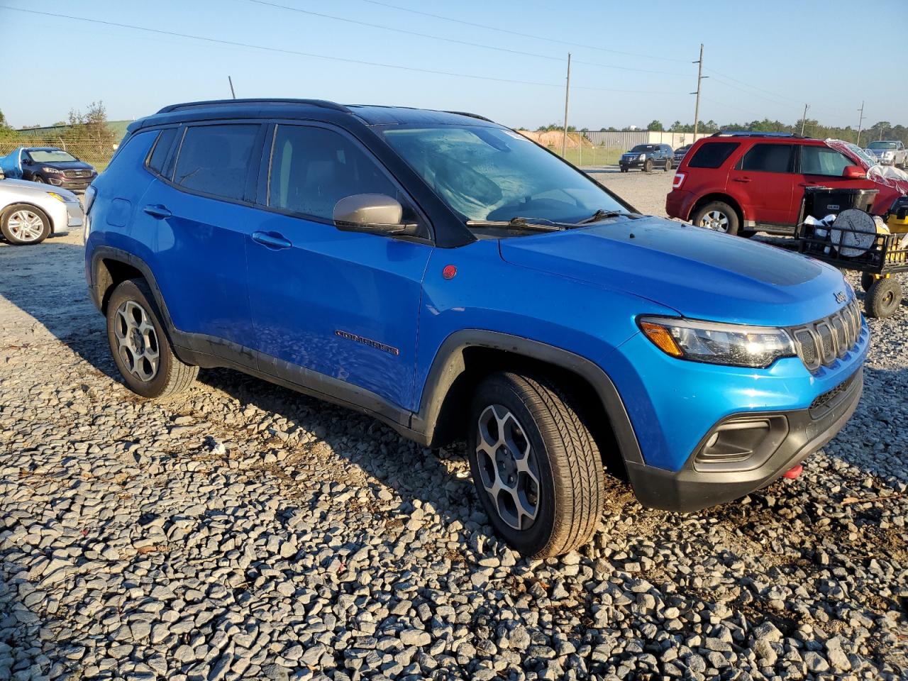 2022 JEEP COMPASS TRAILHAWK VIN:3C4NJDDB5NT123597