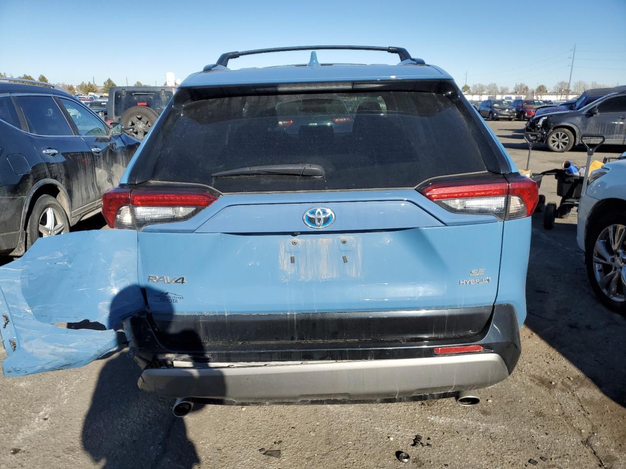 2022 TOYOTA RAV4 SE VIN:4T3T6RFV6NU100125