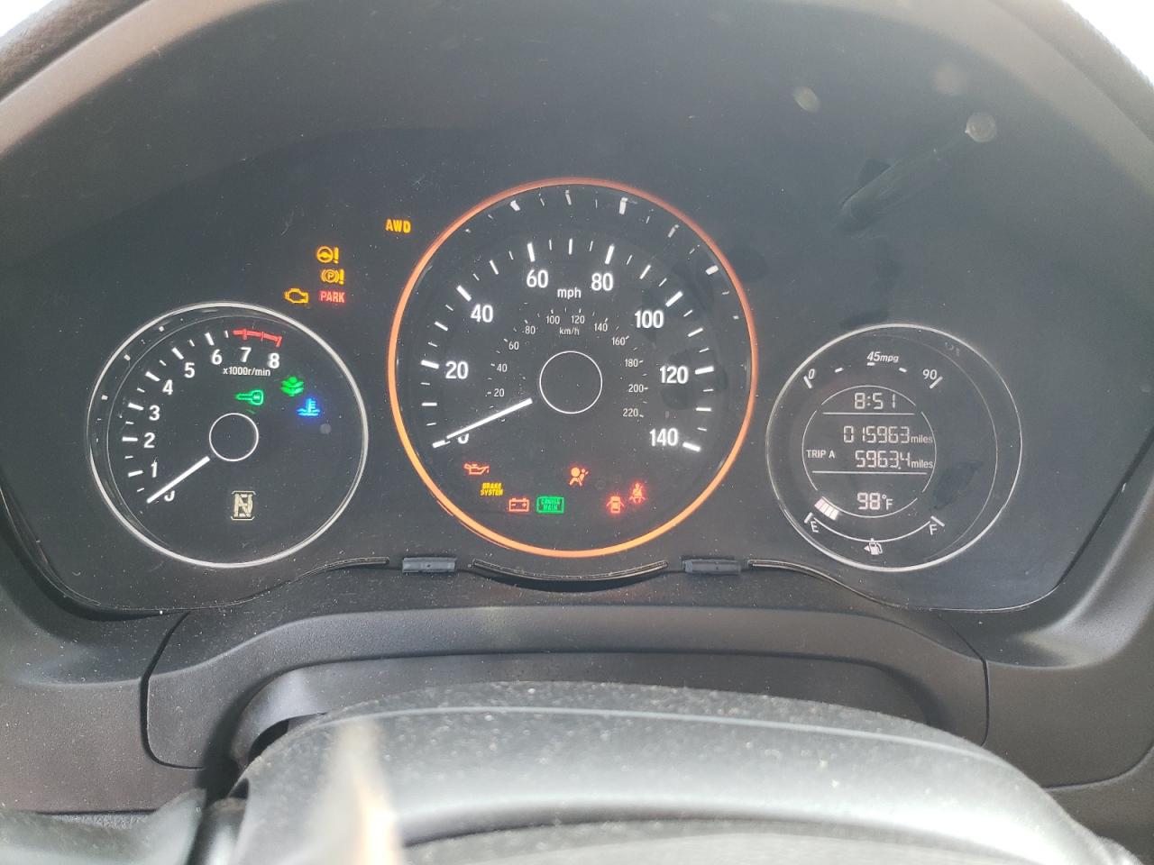 2022 HONDA HR-V LX VIN:3CZRU6H35NM740977