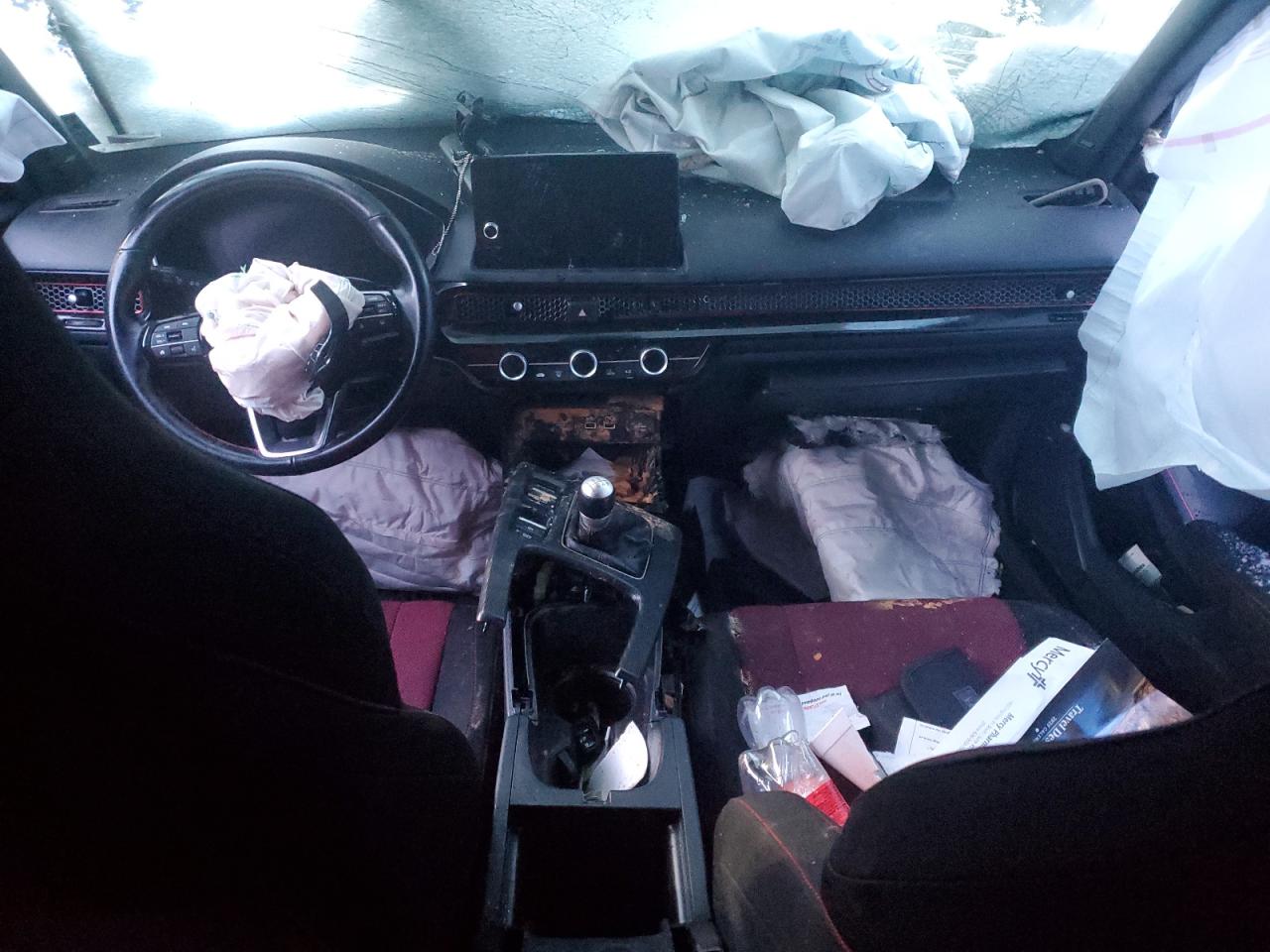 2022 HONDA CIVIC SI VIN:KM8JU3AC9DU677660