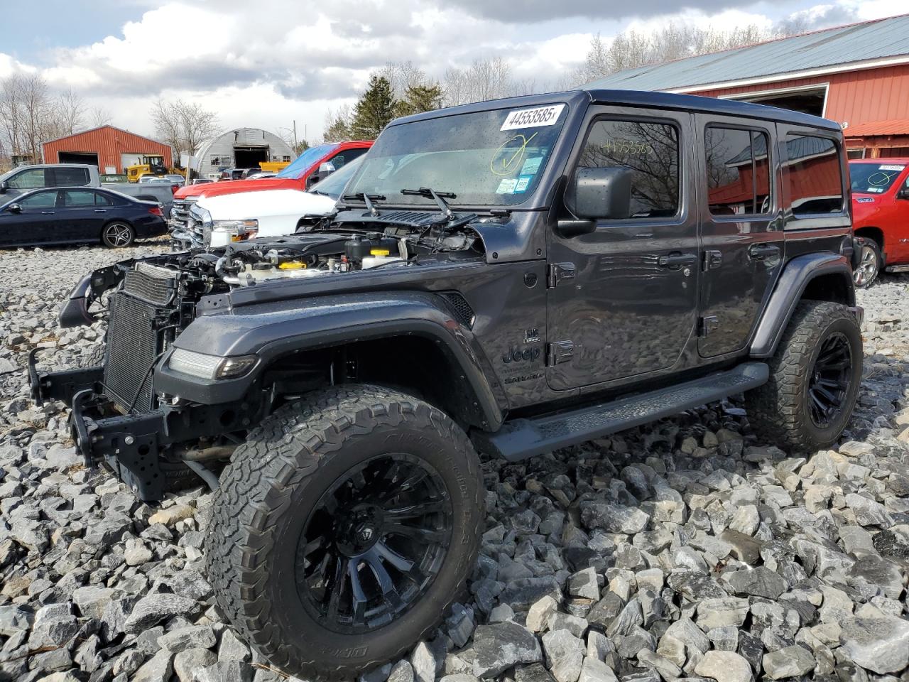 2022 JEEP WRANGLER UNLIMITED SAHARA VIN:1C4HJXEN9NW191371