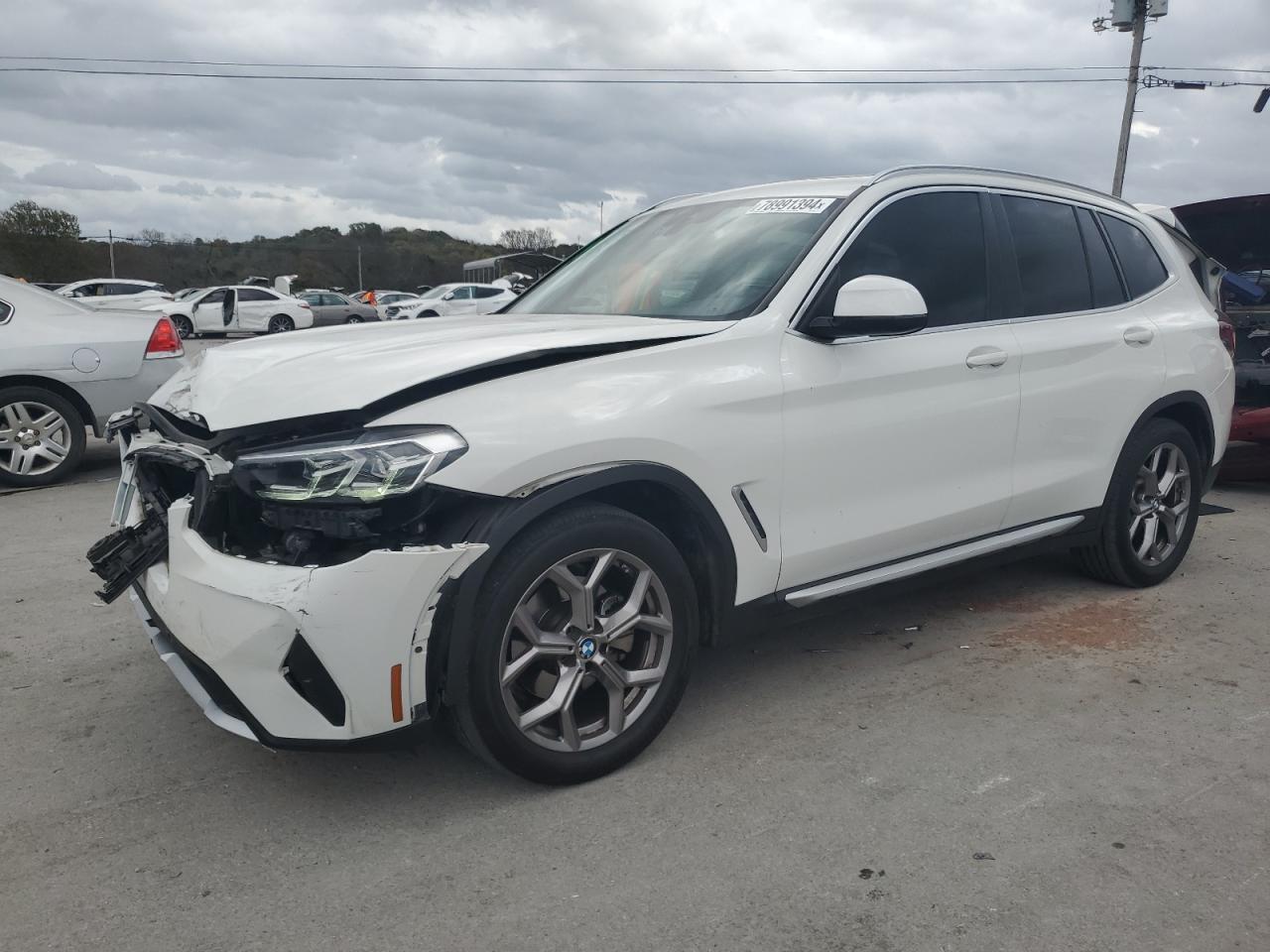 2022 BMW X3 XDRIVE30I VIN:5UX53DP04N9K31737