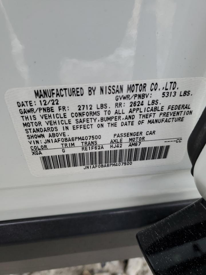 2023 NISSAN ARIYA ENGAGE VIN:JN1AF0BA6PM407500