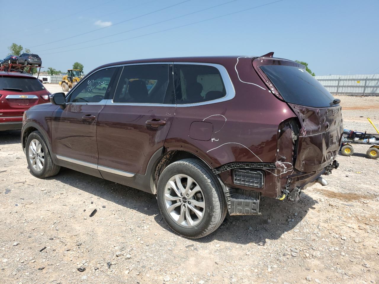2022 KIA TELLURIDE LX VIN:5XYP24HC7NG224320