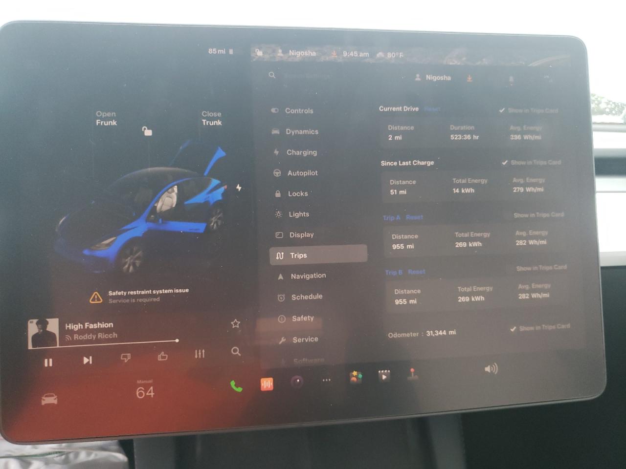 2023 TESLA MODEL Y  VIN:7SAYGDEE6PF667745