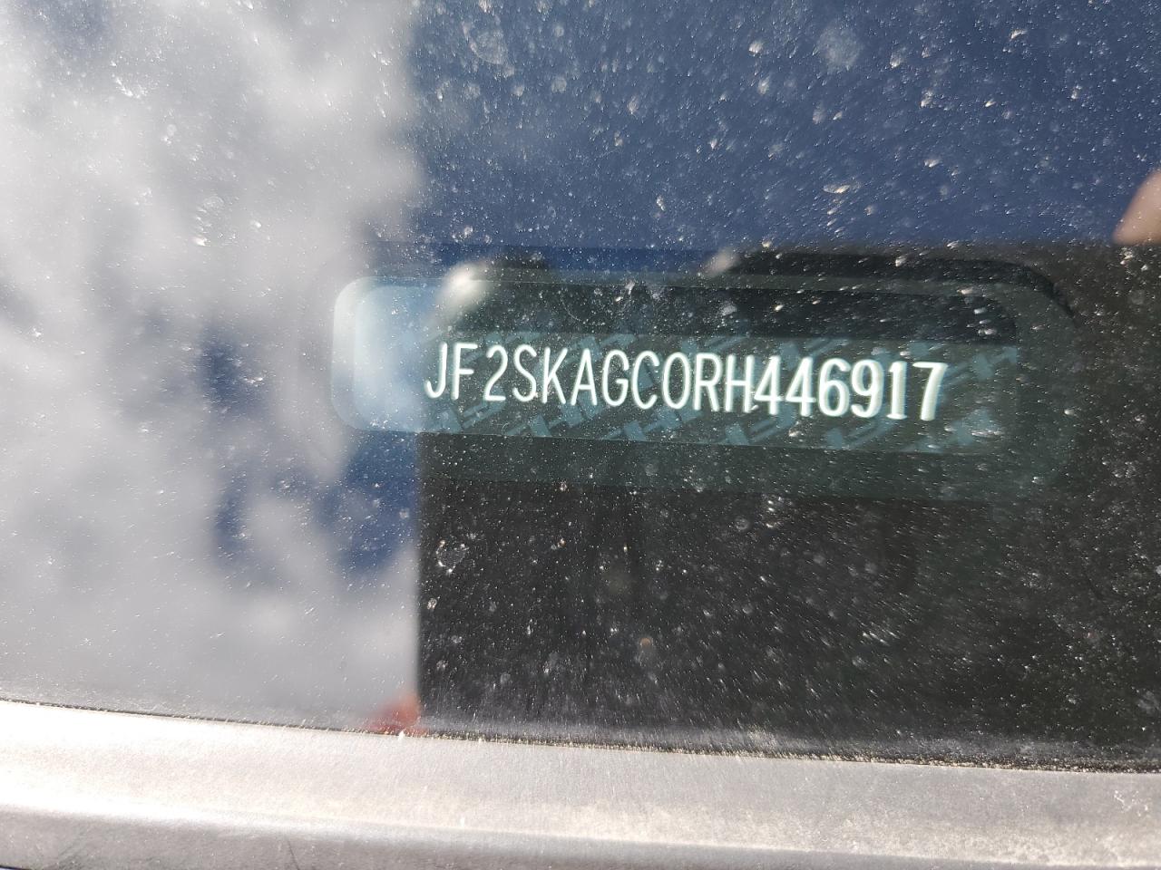 2024 SUBARU FORESTER SPORT VIN:JF2SKAGC0RH446917