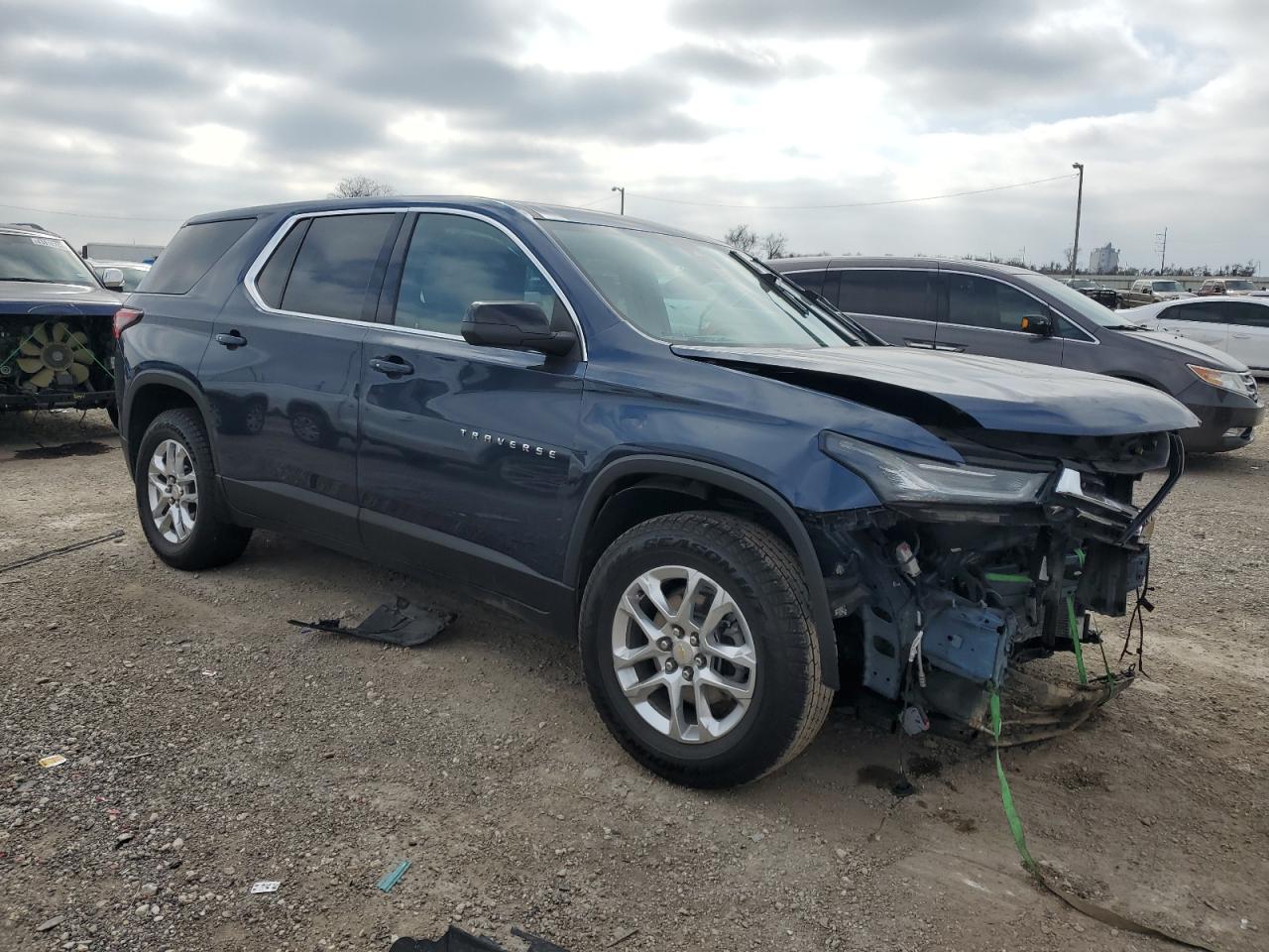 2022 CHEVROLET TRAVERSE LS VIN:1GNERFKW7NJ169151