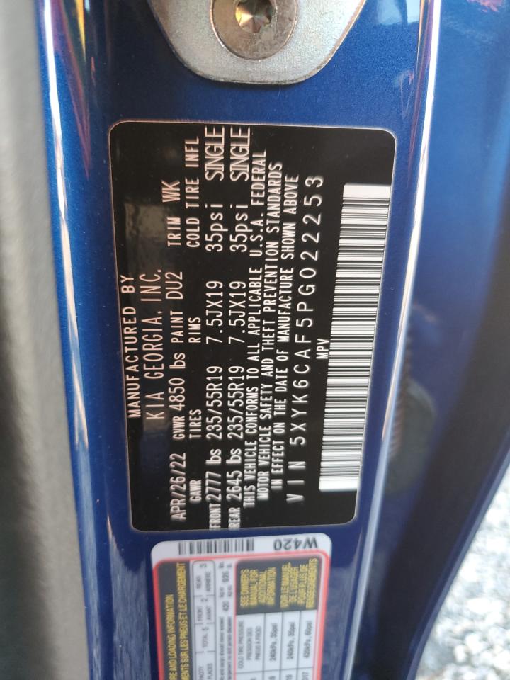 2023 KIA SPORTAGE X LINE VIN:5XYK6CAF5PG022253