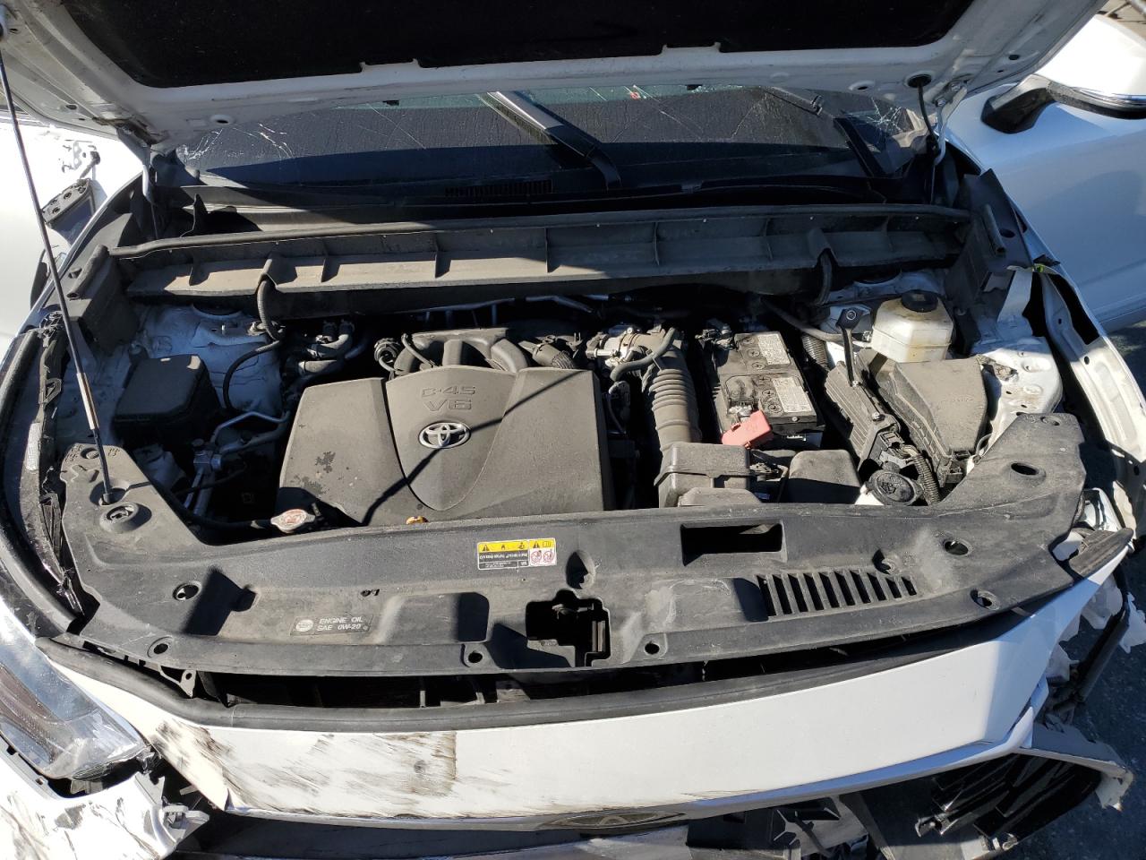 2022 TOYOTA HIGHLANDER L VIN:5TDBZRBH4NS245684