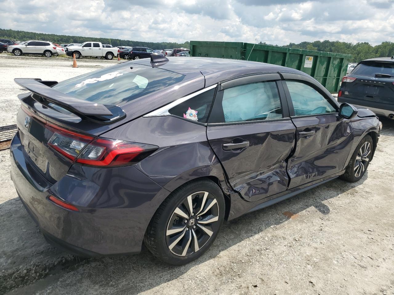 2022 HONDA CIVIC EXL VIN:19XFL1H72NE018569