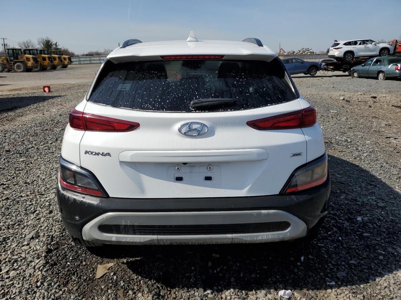 2022 HYUNDAI KONA SEL VIN:KM8K6CAB8NU849362