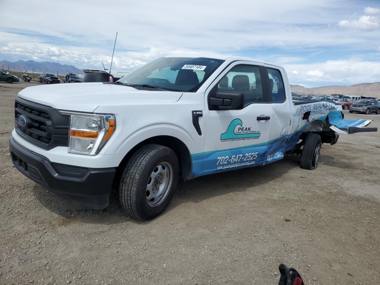 2022 FORD F150 SUPER CAB VIN:1FTEX1CP4NKE21974