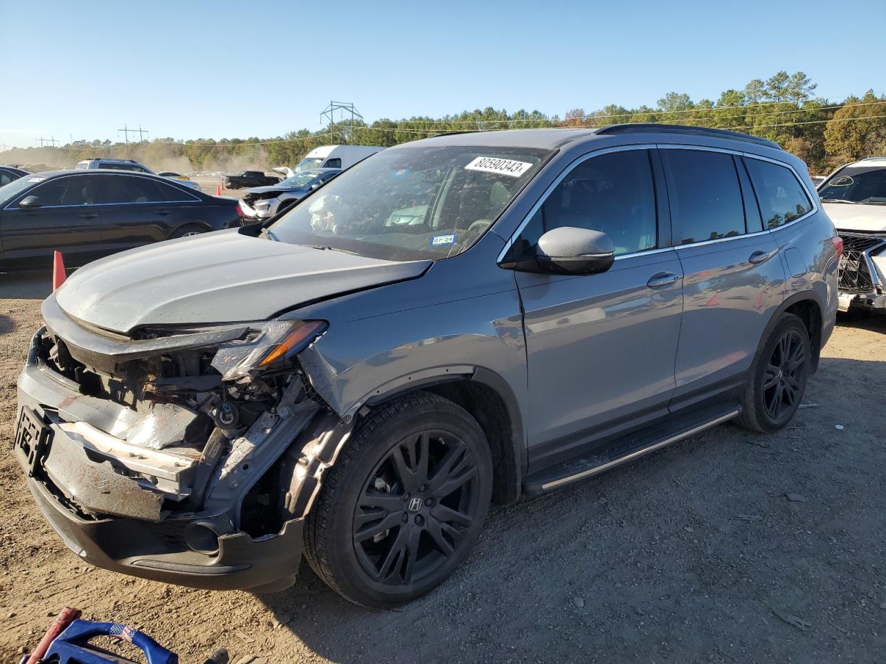 2022 HONDA PILOT SE VIN:5FNYF5H2XNB031284