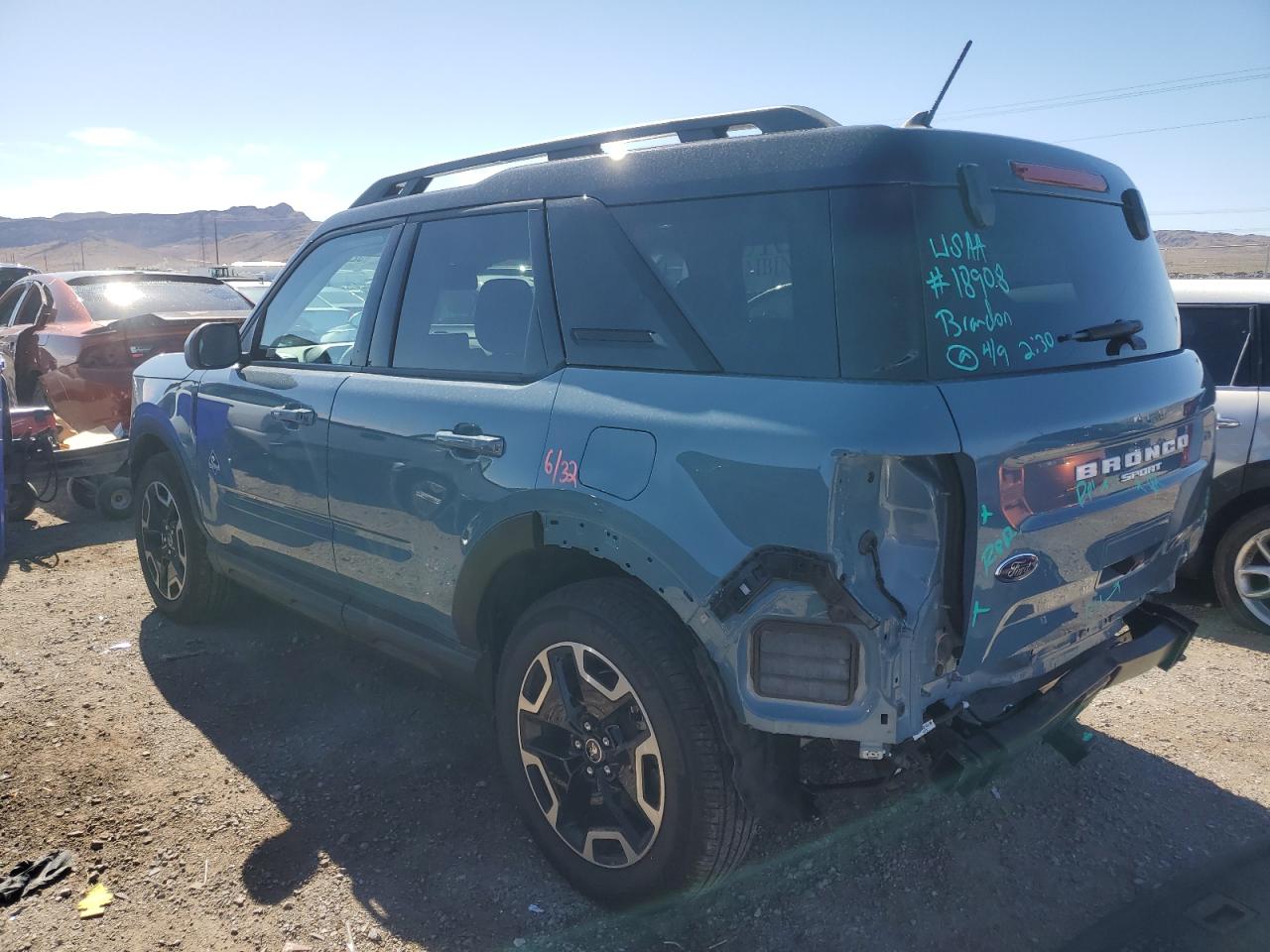 2023 FORD BRONCO SPORT OUTER BANKS VIN:3FMCR9C63PRD22306