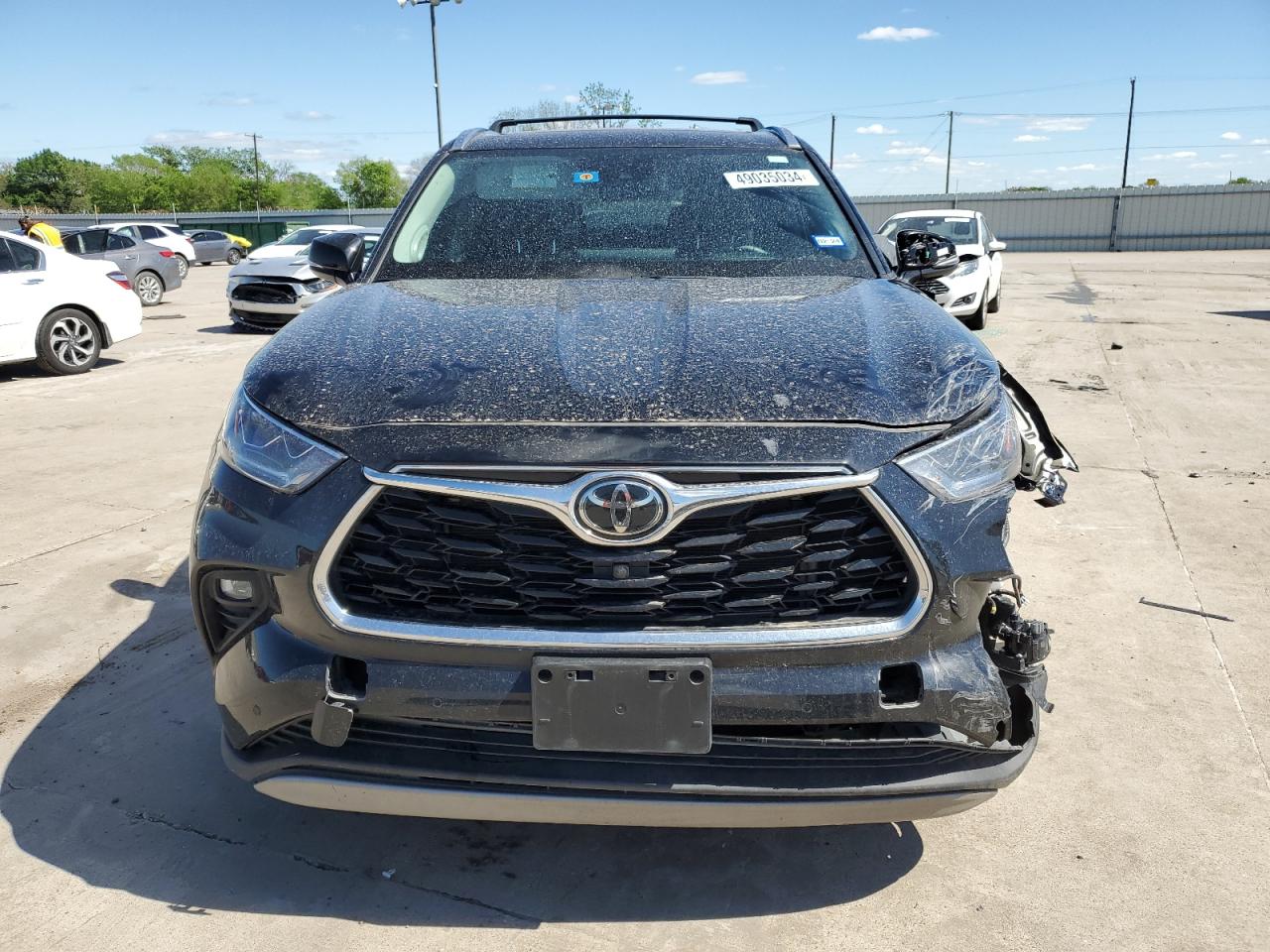 2022 TOYOTA HIGHLANDER PLATINUM VIN:5TDFZRBH6NS184680