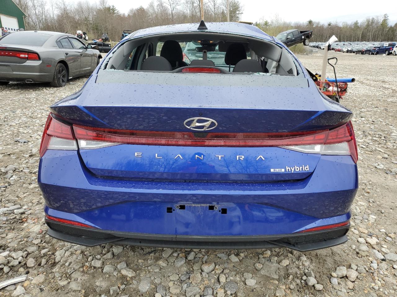 2022 HYUNDAI ELANTRA BLUE VIN:KMHLM4AJ7NU031550