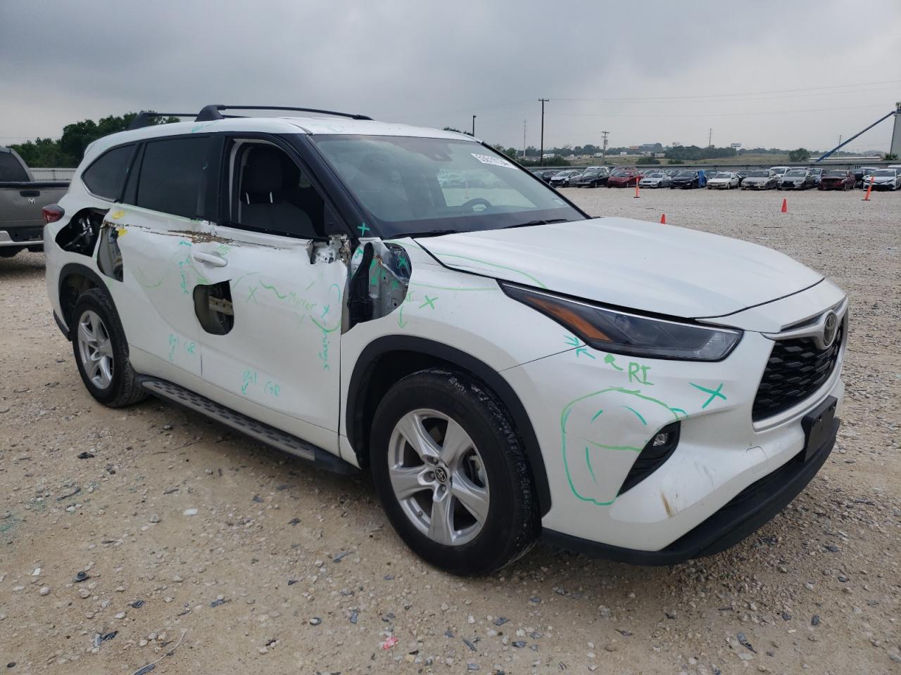 2022 TOYOTA HIGHLANDER L VIN:5TDZZRAH6NS542911