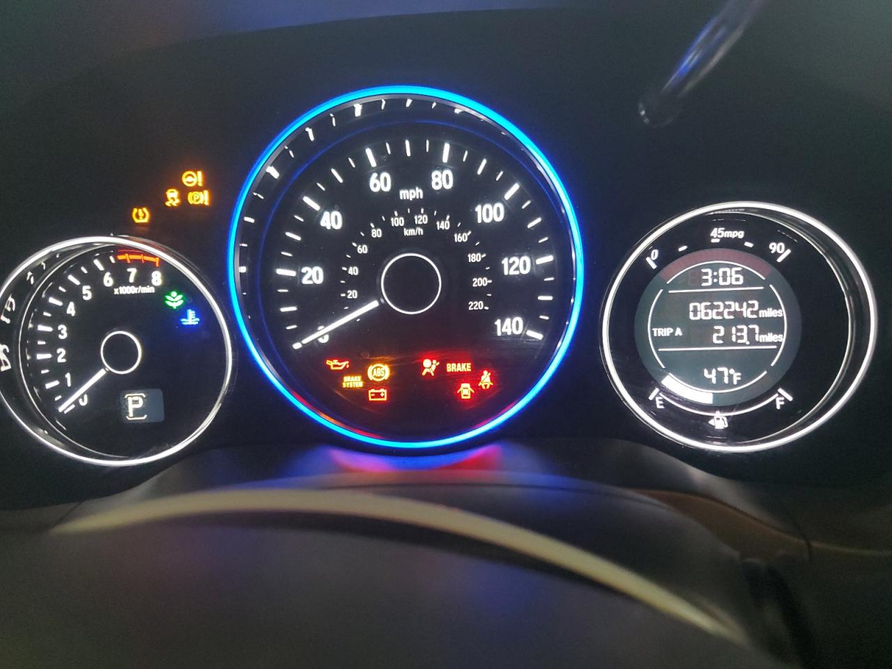 2022 HONDA HR-V SPORT VIN:3CZRU6H19NM732203