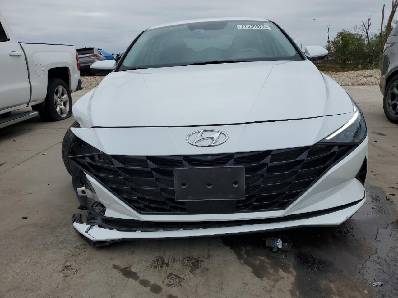 2022 HYUNDAI ELANTRA SEL VIN:5NPLS4AG7NH083673