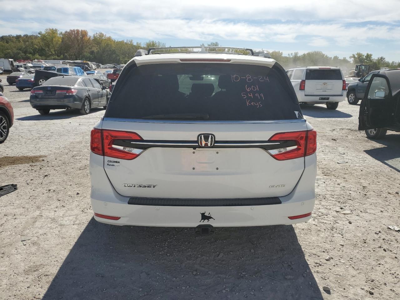 2022 HONDA ODYSSEY ELITE VIN:5FNRL6H93NB065499