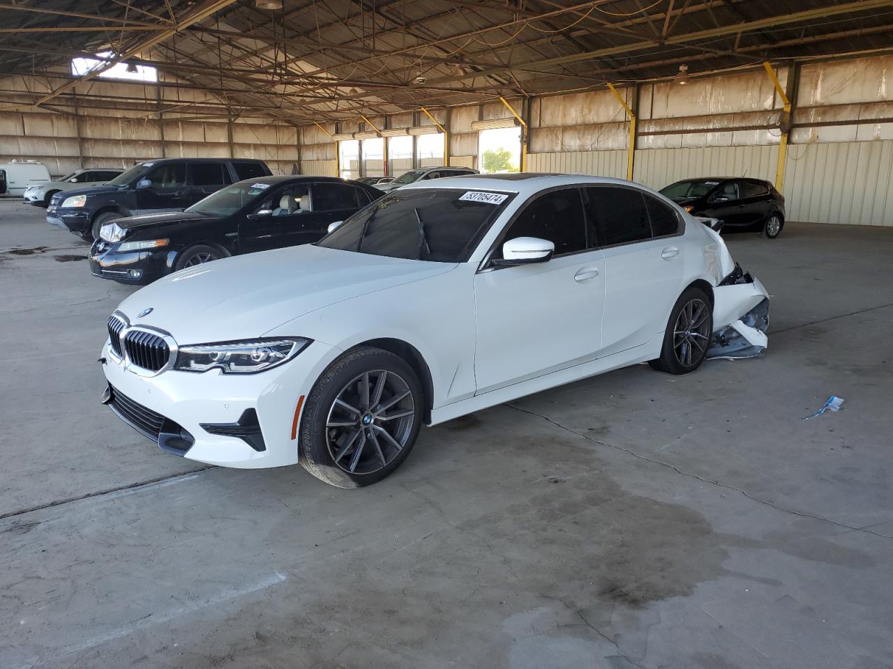 2022 BMW 330I  VIN:3MW5R1J04N8C37374