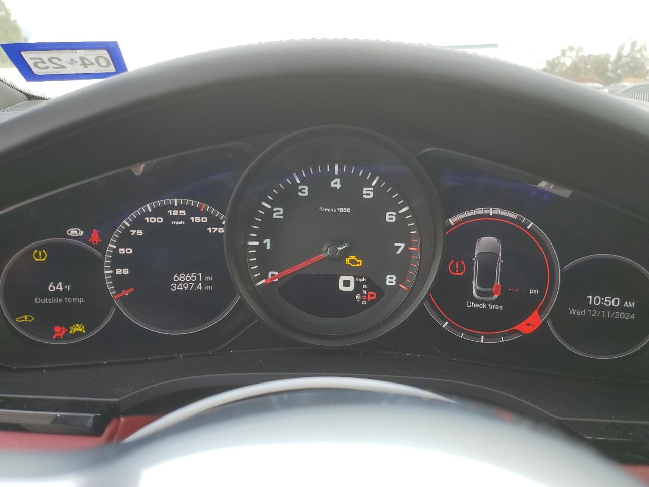 2022 PORSCHE CAYENNE COUPE VIN:WP1BA2AY7NDA48602
