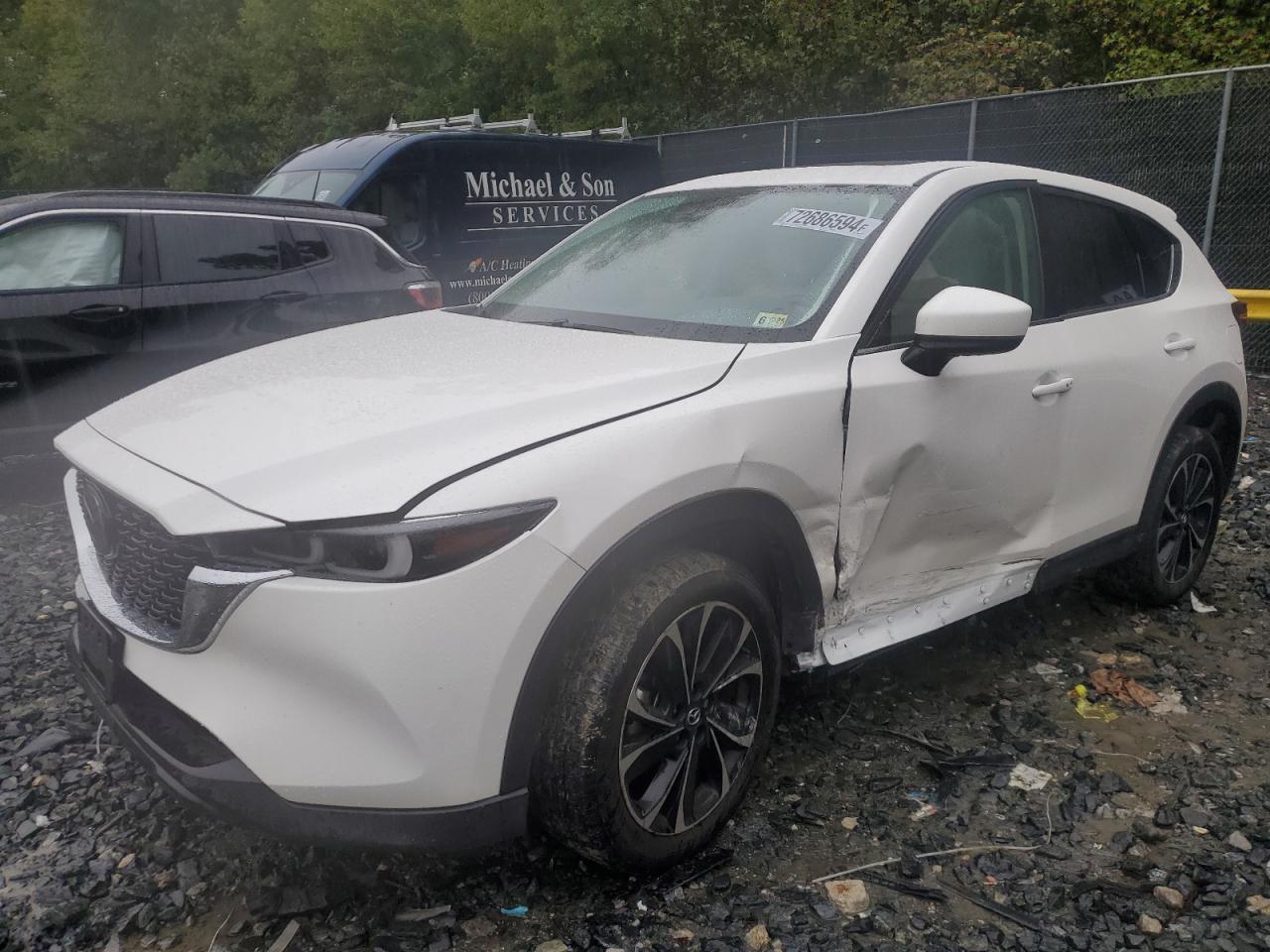 2022 MAZDA CX-5 PREMIUM VIN:JM3KFBDM4N0645104