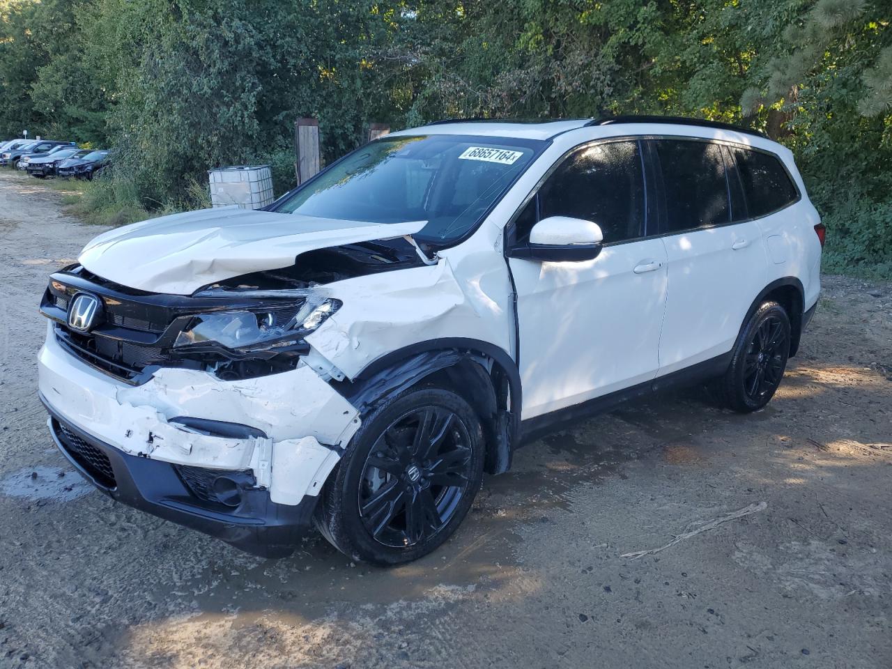 2022 HONDA PILOT SE VIN:5FNYF6H27NB043513