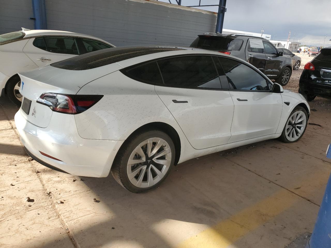 2022 TESLA MODEL 3  VIN:5YJ3E1EB7NF296285
