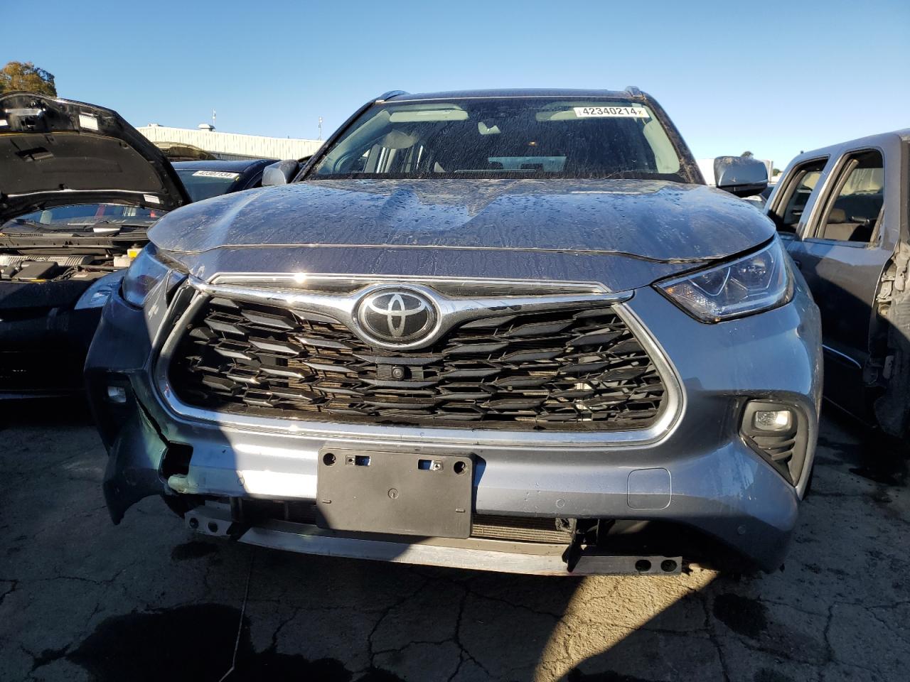 2022 TOYOTA HIGHLANDER PLATINUM VIN:5TDFZRBH6NS235014