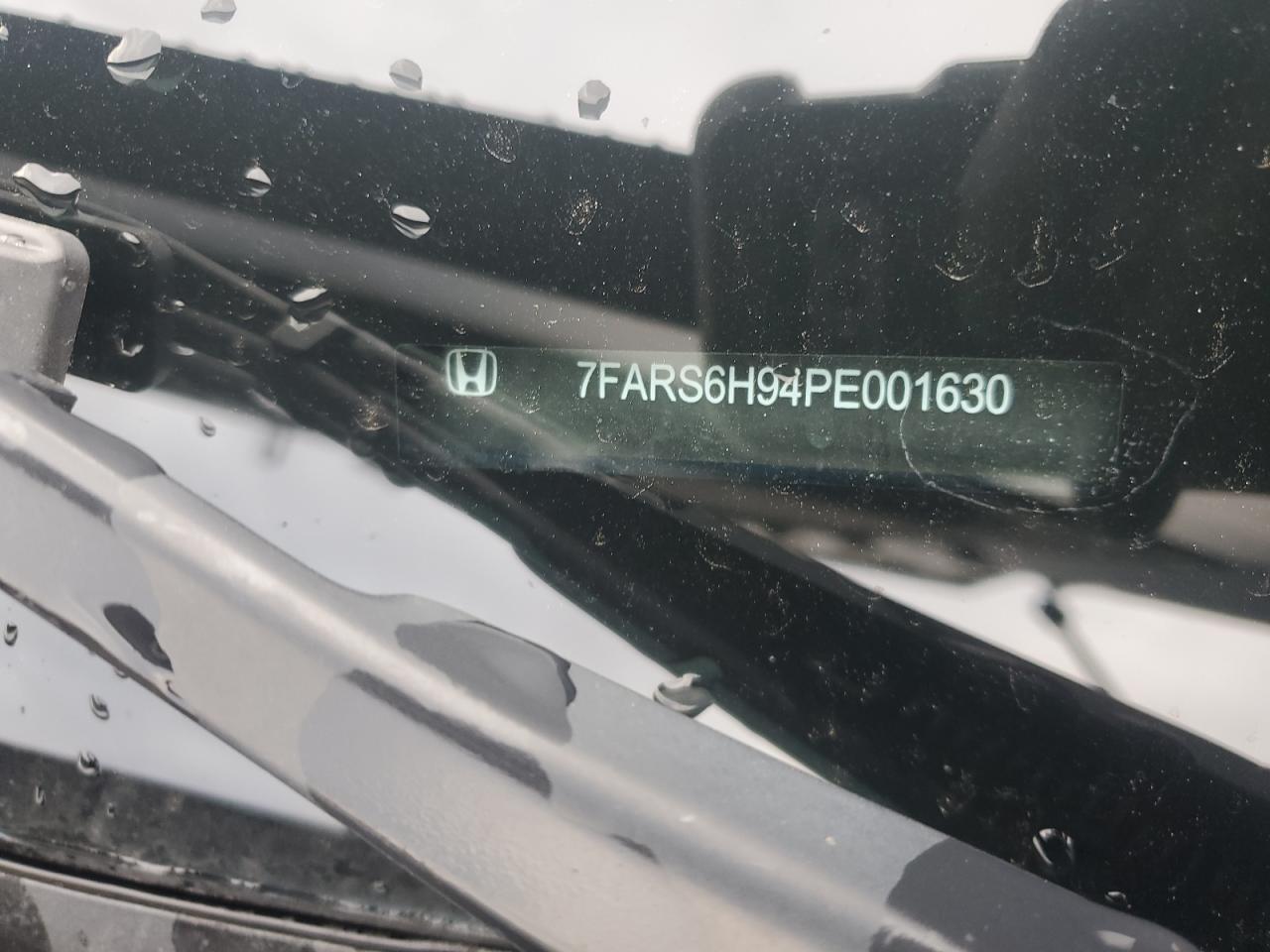 2023 HONDA CR-V SPORT TOURING VIN:7FARS6H94PE001630