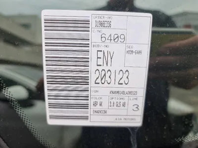 2020 Kia Mohave KNAKN814DLA203123 VIN:KNAKN814DLA203123