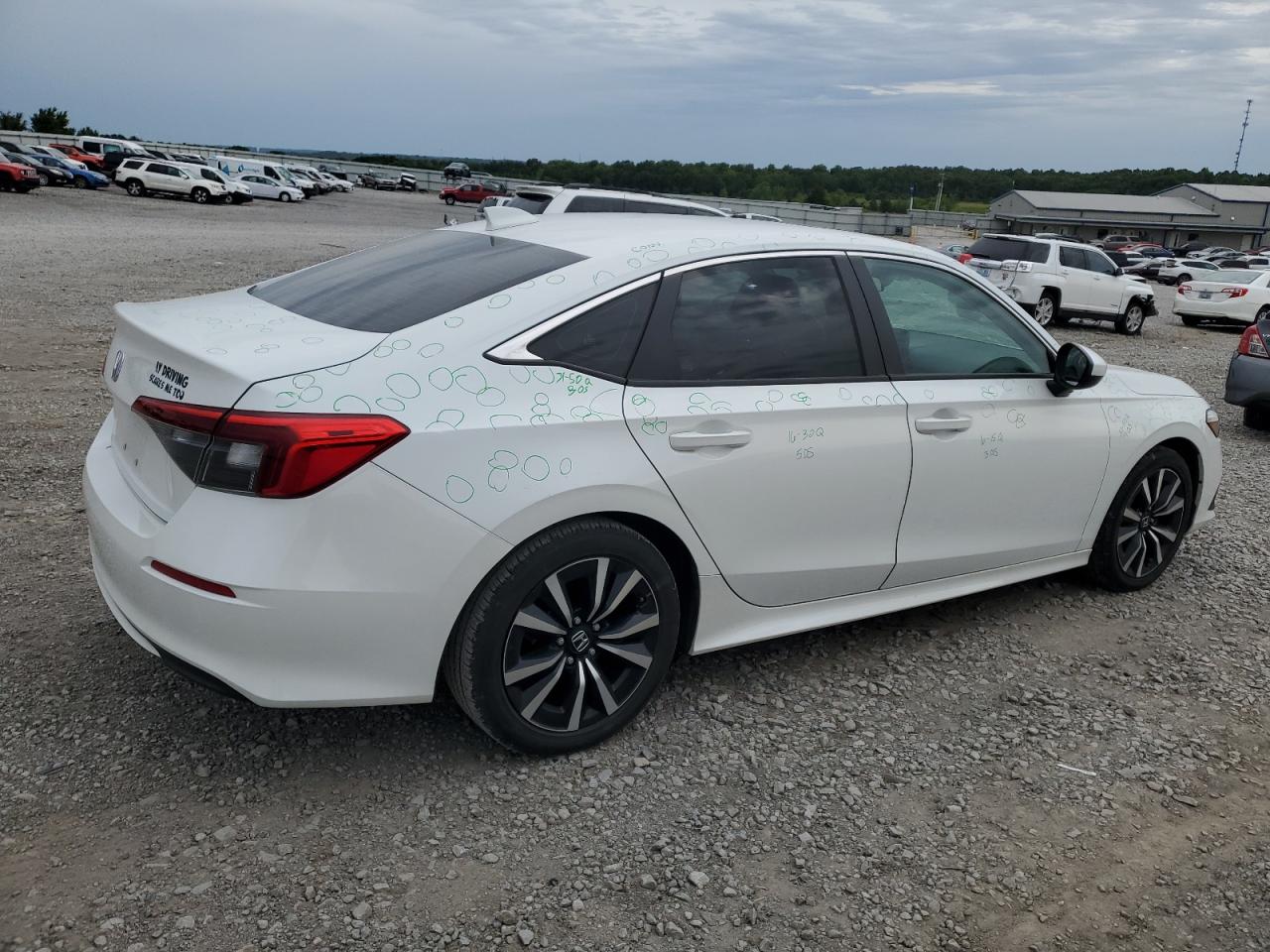 2022 HONDA CIVIC EX VIN:2HGFE1F7XNH307489