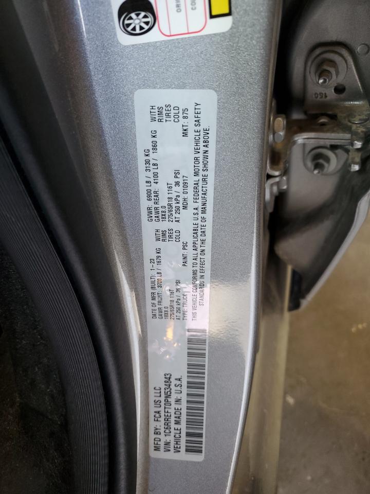 2023 RAM 1500 BIG HORN/LONE STAR VIN:1C6RREFT0PN534843