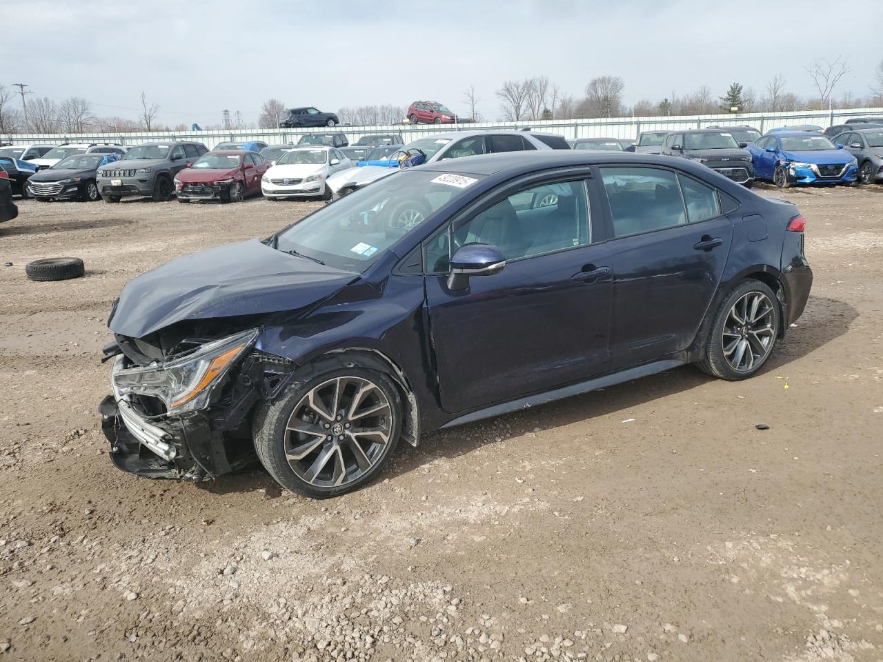 2022 TOYOTA COROLLA SE VIN:5YFS4MCE9NP105838