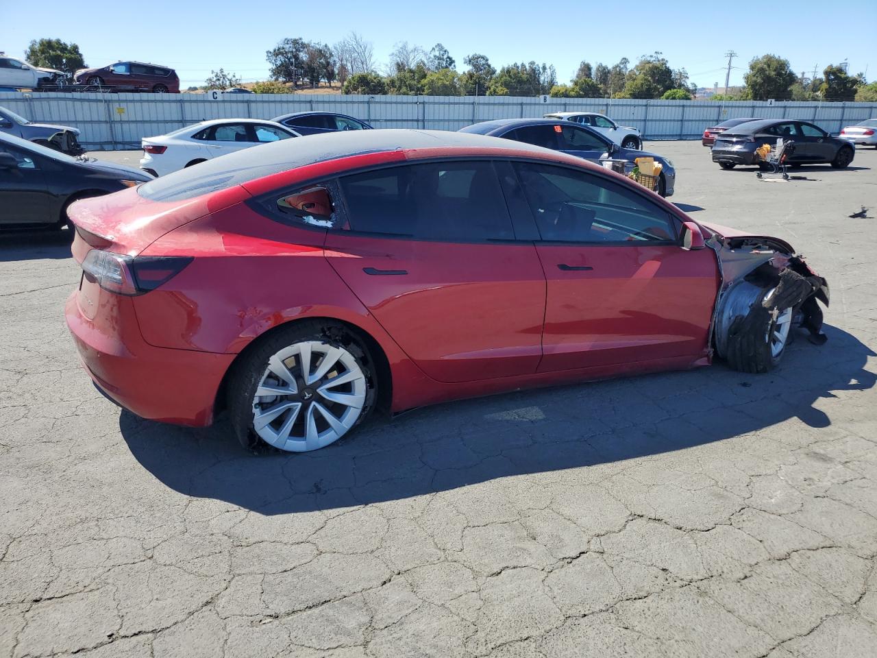 2022 TESLA MODEL 3  VIN:5YJ3E1EB3NF295697