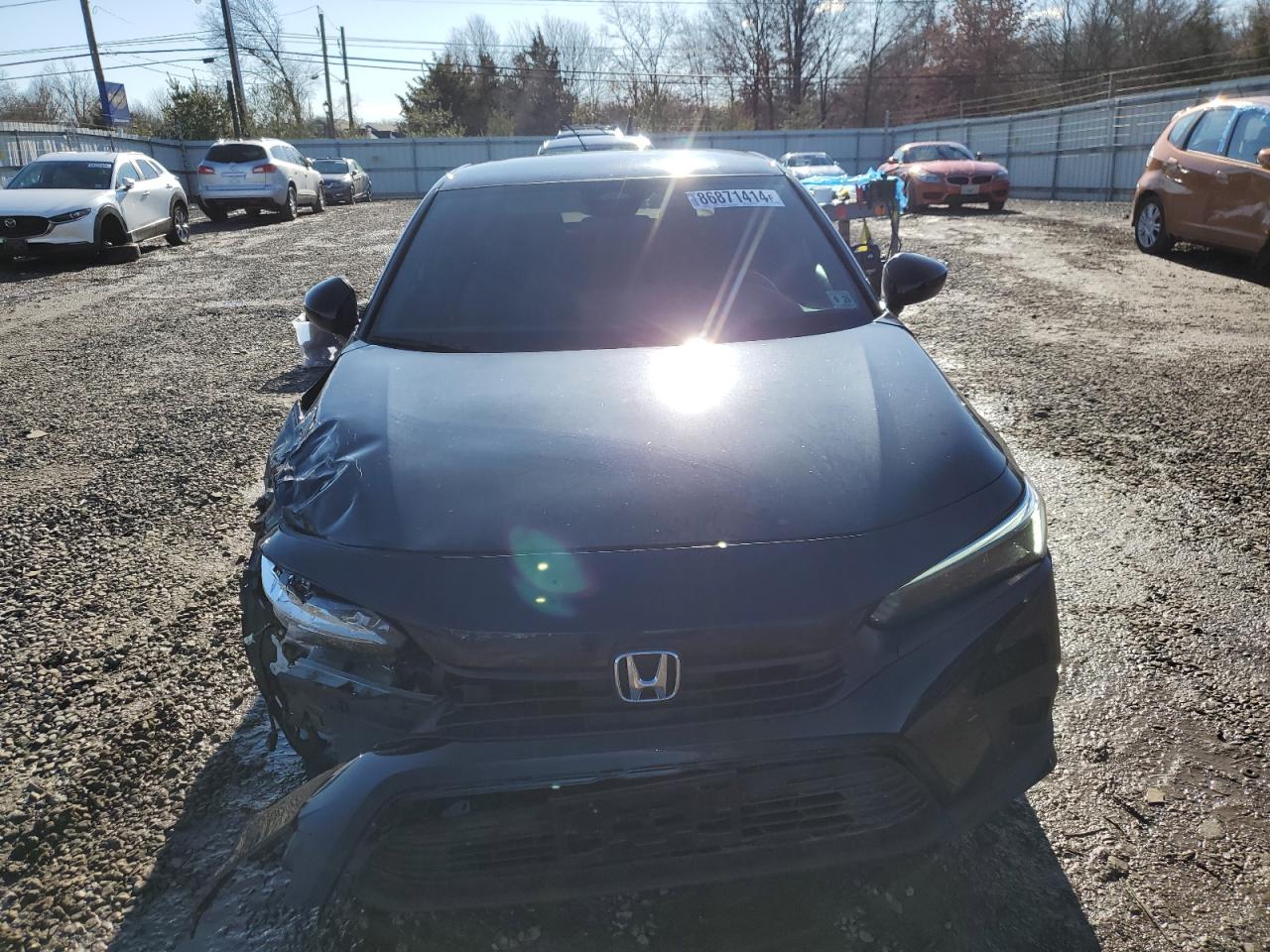 2022 HONDA CIVIC SPORT VIN:2HGFE2F58NH527668