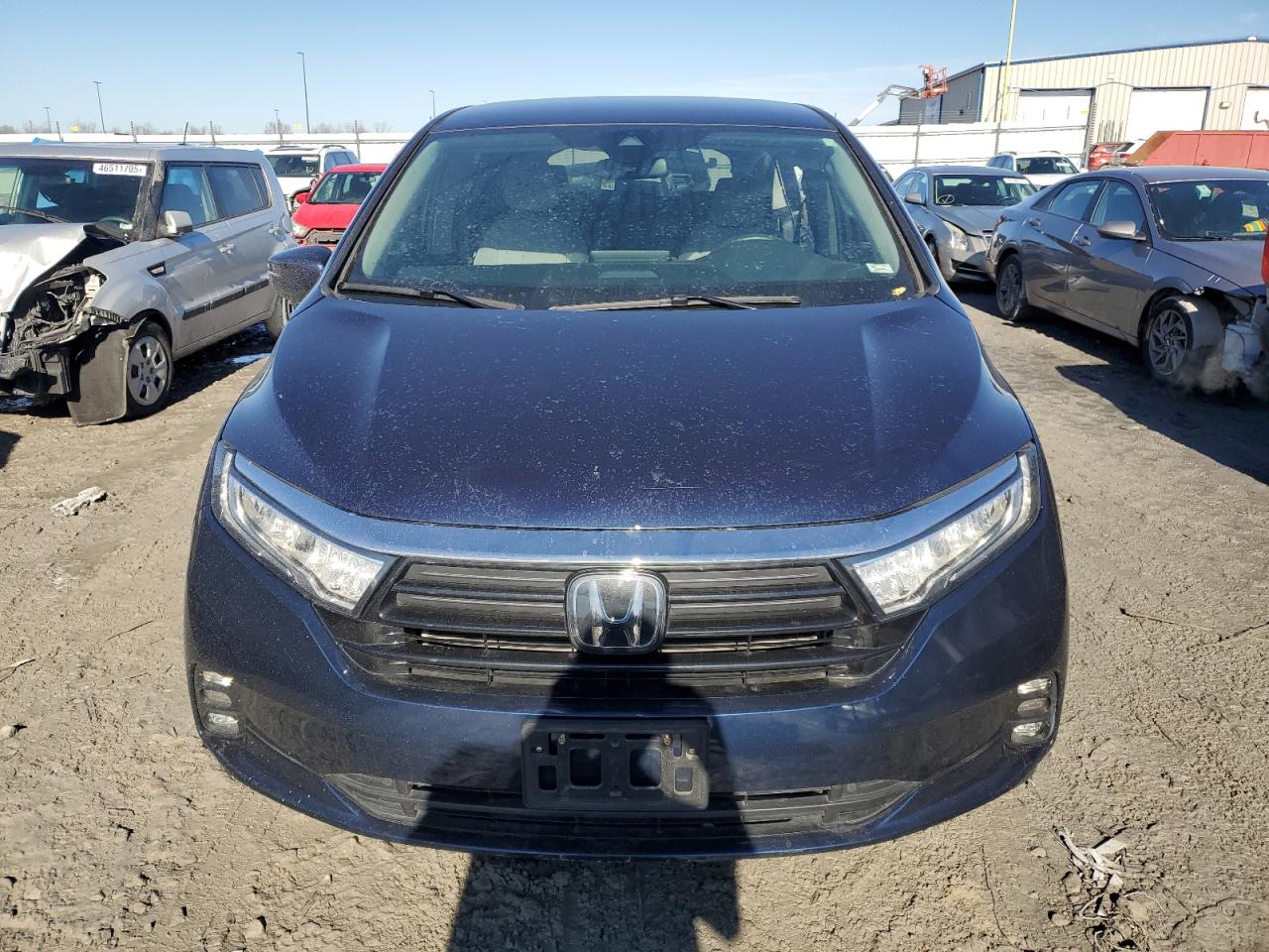 2022 HONDA ODYSSEY EX VIN:5FNRL6H59NB007281