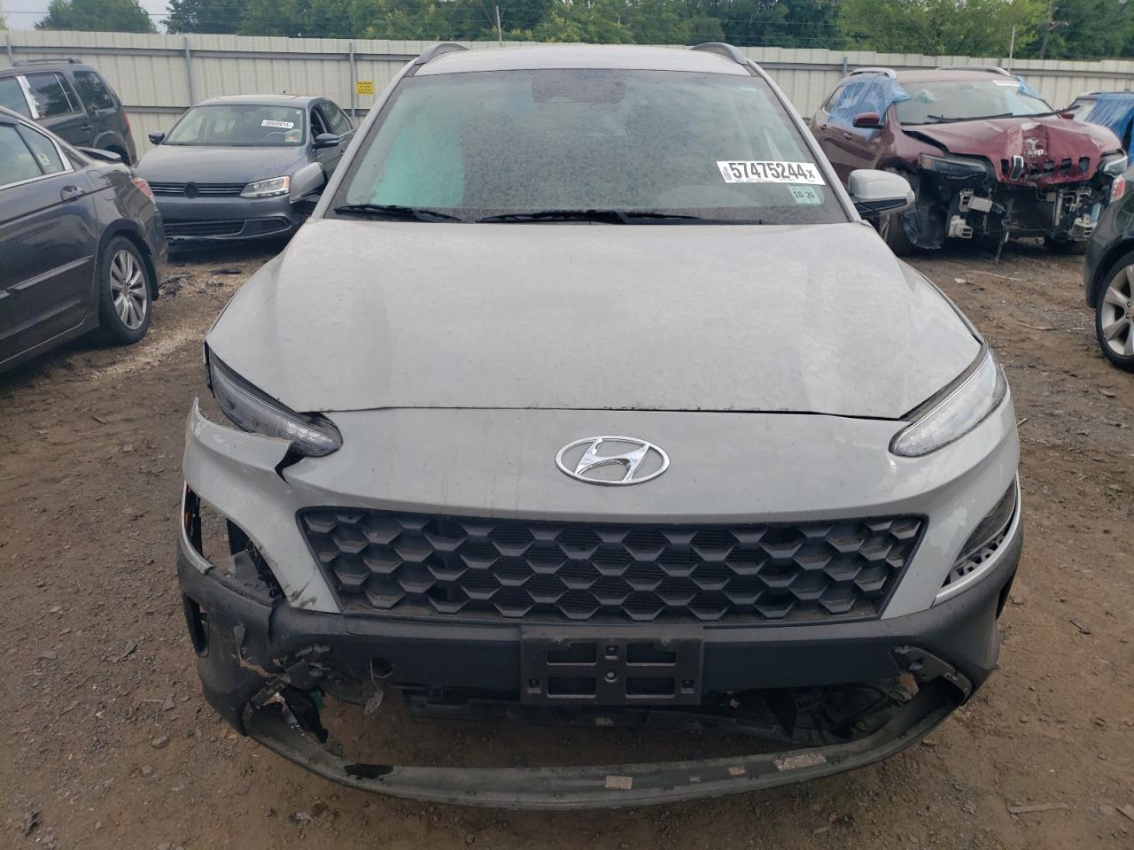 2022 HYUNDAI KONA SEL VIN:KM8K6CAB6NU818157