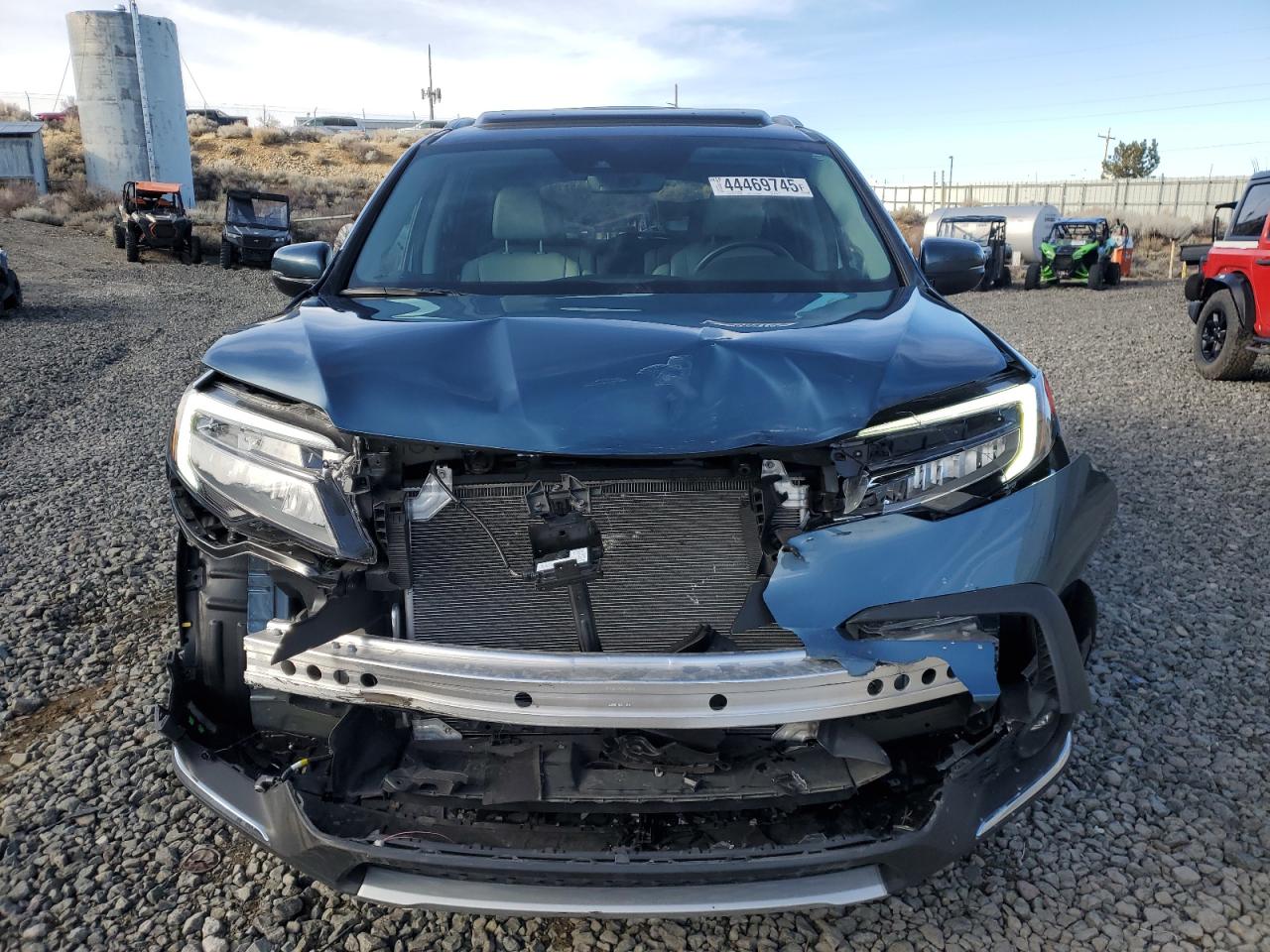 2022 HONDA PILOT TOURING VIN:5FNYF6H64NB011184