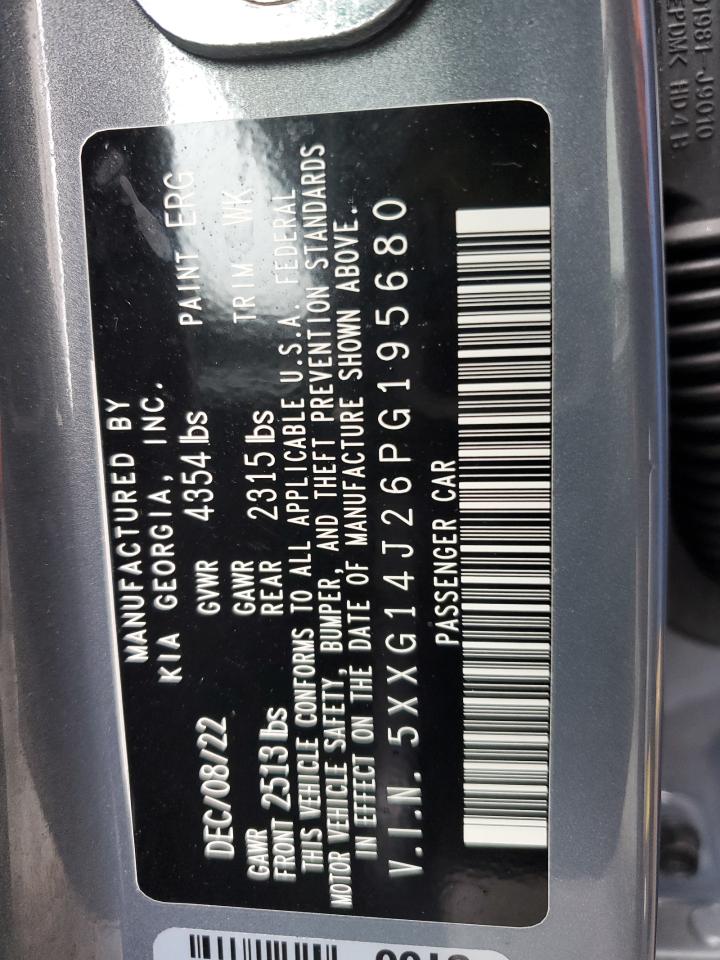 2023 KIA K5 LXS VIN:5XXG14J26PG195680