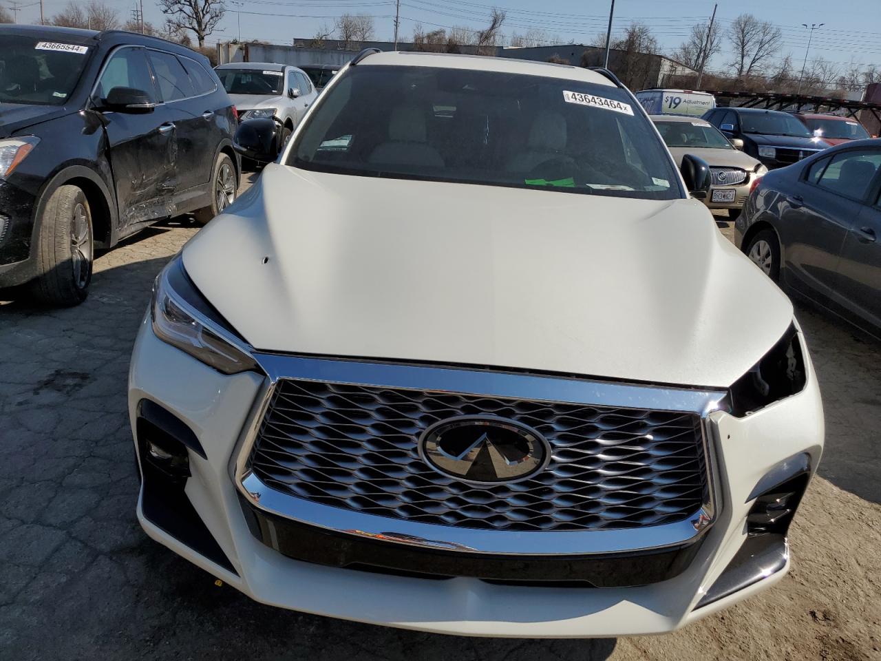 2022 INFINITI QX55 LUXE VIN:3PCAJ5J3XNF114250