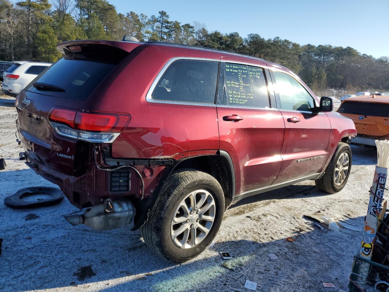2022 JEEP GRAND CHEROKEE LAREDO E VIN:1C4RJFAG9NC145028