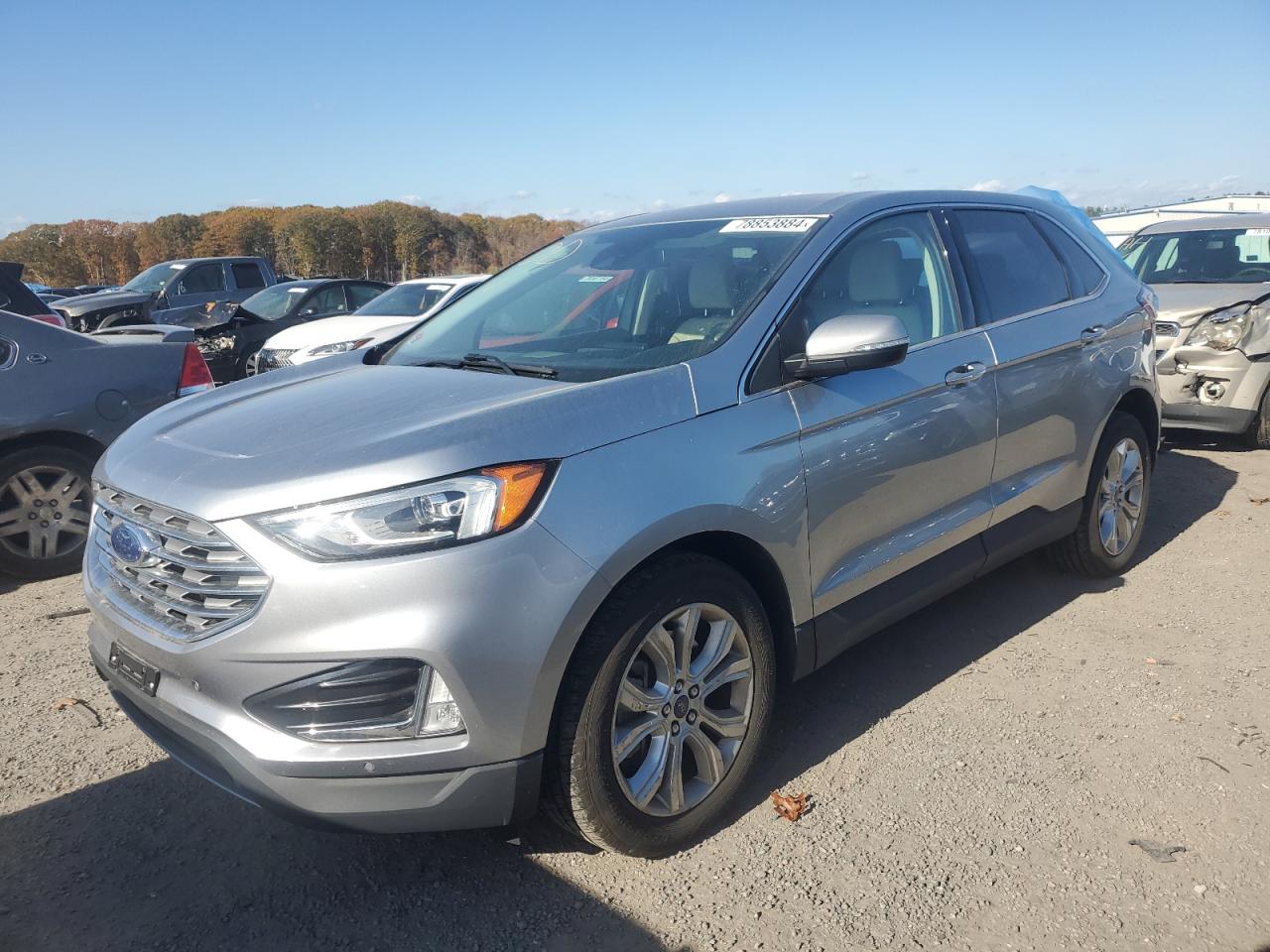 2022 FORD EDGE TITANIUM VIN:2FMPK4K90NBA41614