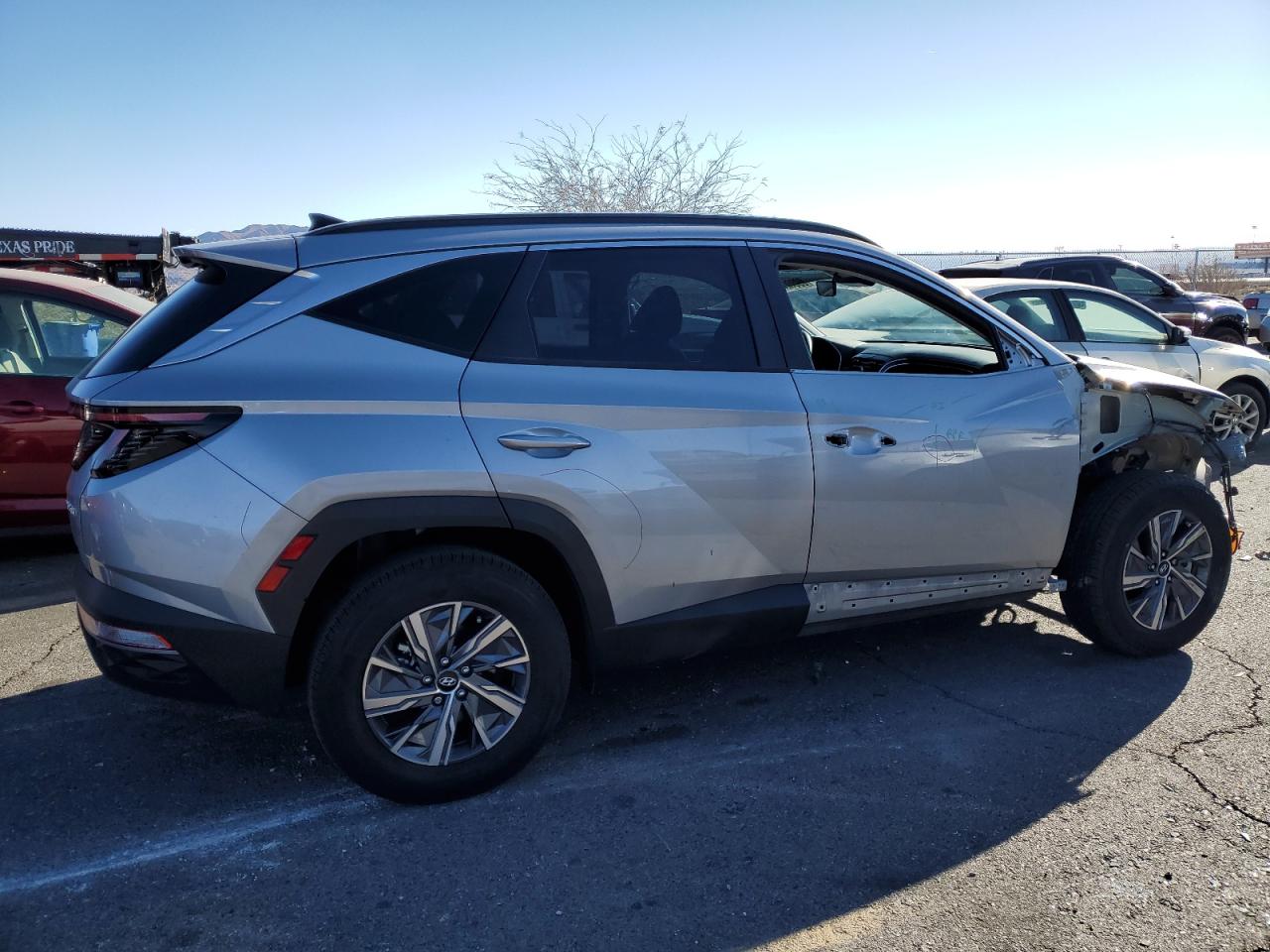 2022 HYUNDAI TUCSON BLUE VIN:KM8JBCA11NU053146